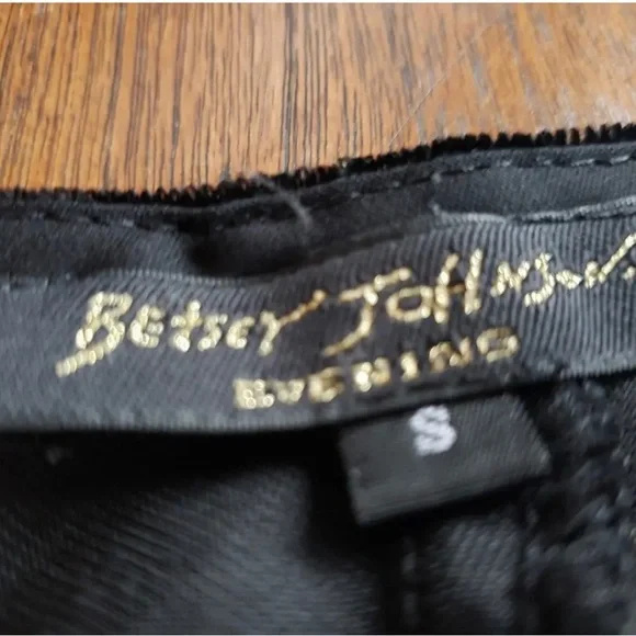 VINTAGE BETSEY JOHNSON VELVET MAXI DRESS AND MATCHING COAT DUSTER SET FL… - Picture 9 of 9